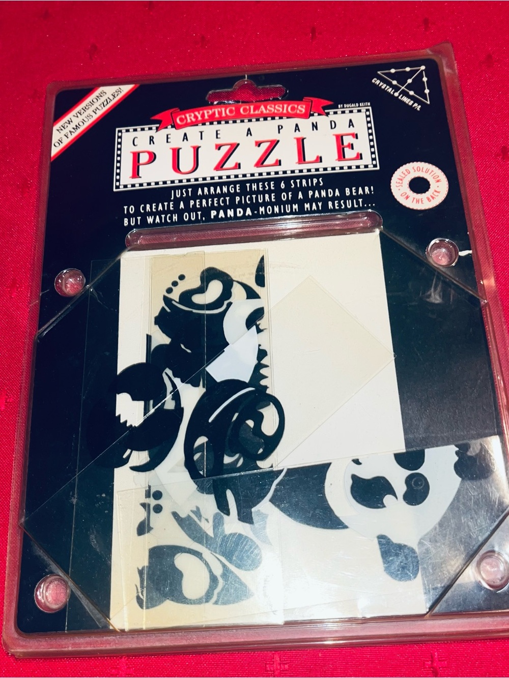 Vintage Create A Panda Puzzle